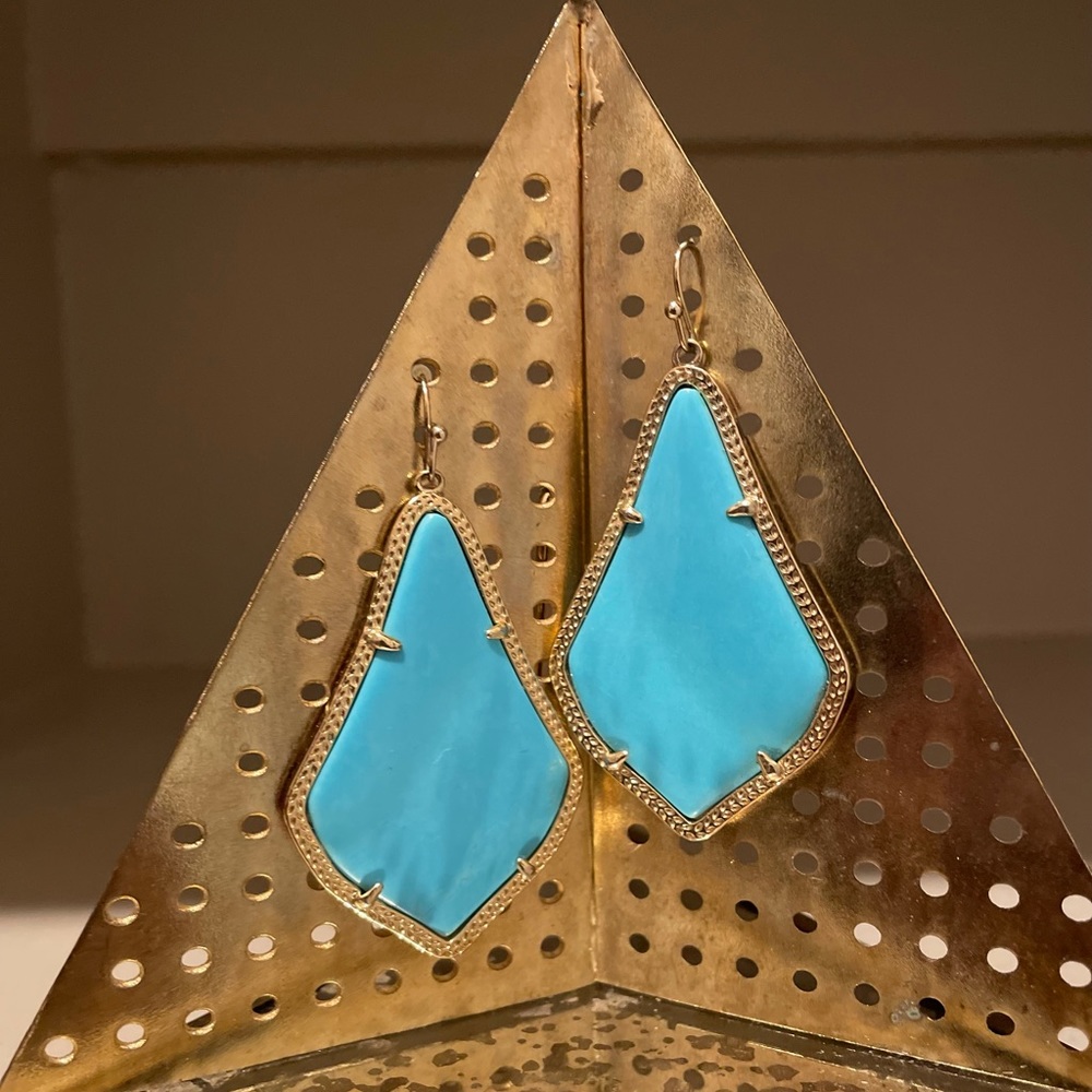 Earrings - Turquoise (Kendra Scott “Alex”)